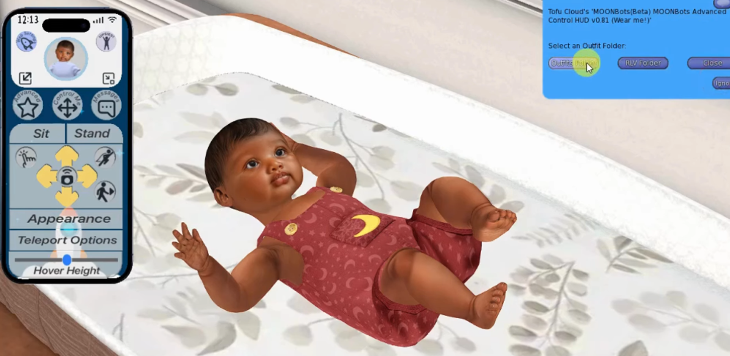 In-World Control HUD